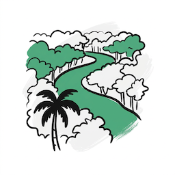 Jungle river crossing